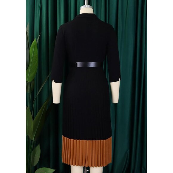 Women's Long Sleeve Blazer Dress Elegant Office Work Formal Casual - Picture 5 of 5